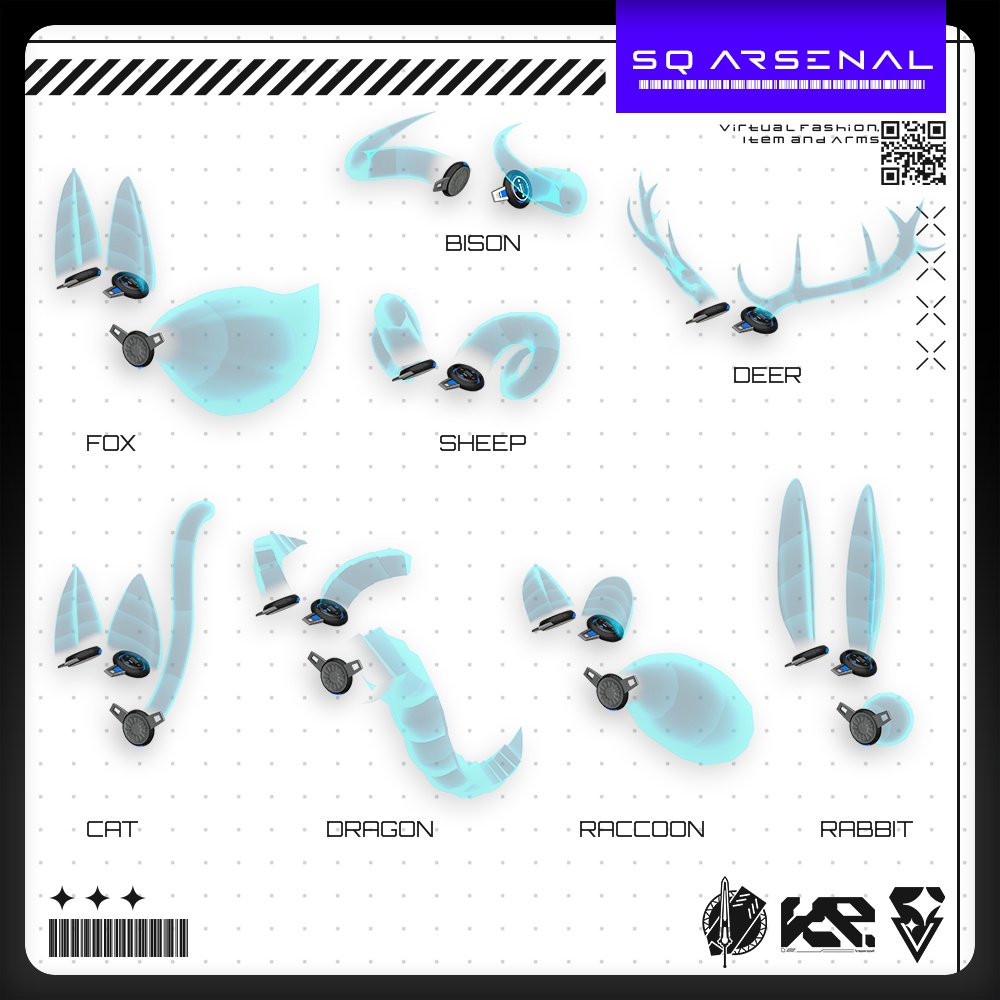 【ギミック付き3Dモデル】Holonimal-ACC-ホロニマルACC-【ホログラムデバイス】