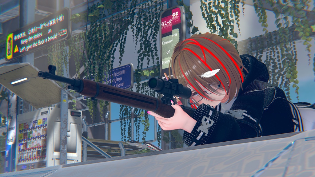 【ギミック付き3Dモデル】Emilievna-エミリエヴナ-【ボルトアクションライフル】