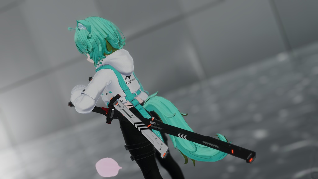 【ギミック付き3Dモデル】無銘&無言-ムメイ&シジマ-【サイバー刀セット】