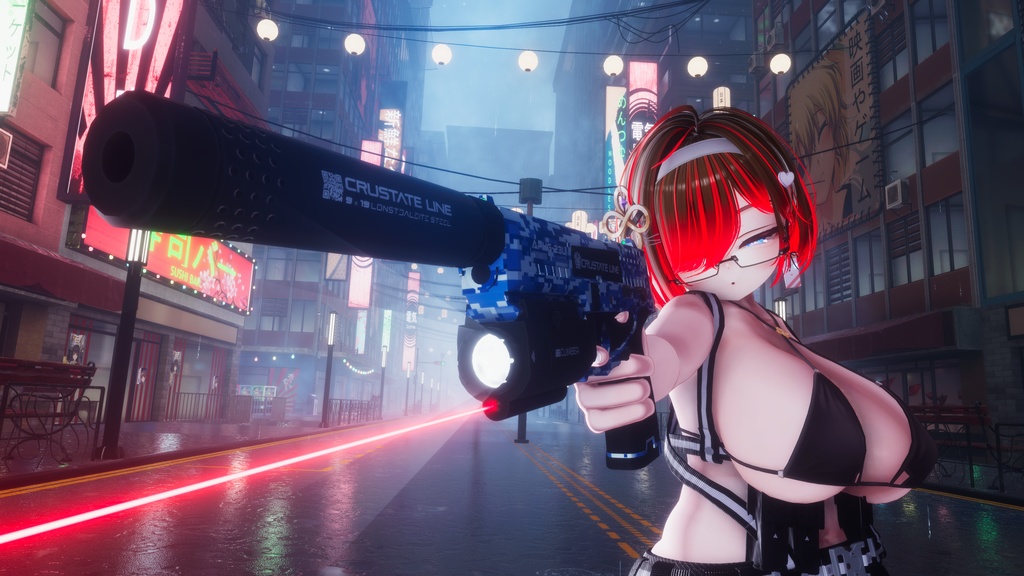 【ギミック付き3Dモデル】APHG-23L&APKN-12【ハンドガン&ナイフセット】