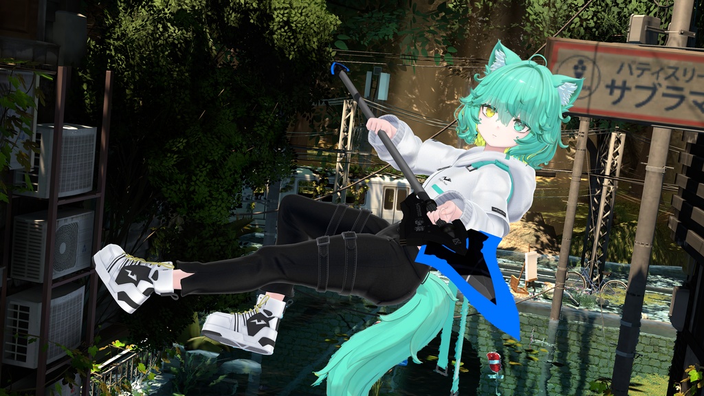 【ギミック付き3Dモデル】驟雨-シュウウ-【スピア】