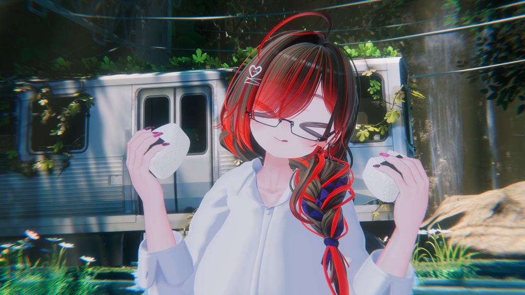 【ギミック付き3Dモデル】SQ Riceball【おにぎり】