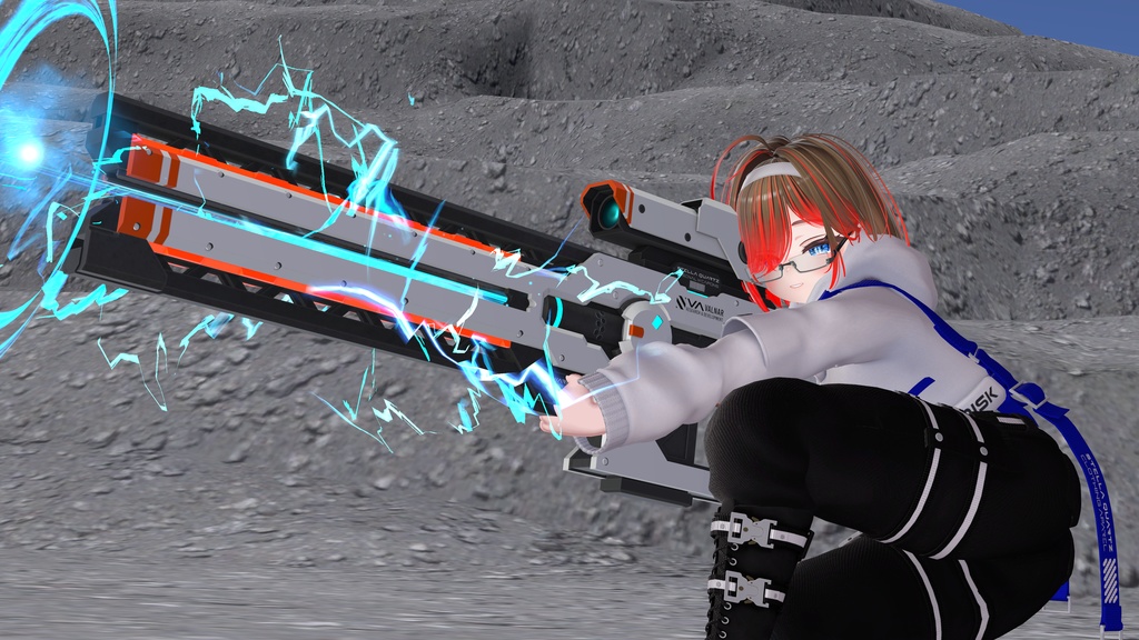 【ギミック付き3Dモデル】EML-RL03 GUNGNIR-グングニル-【レールガン】