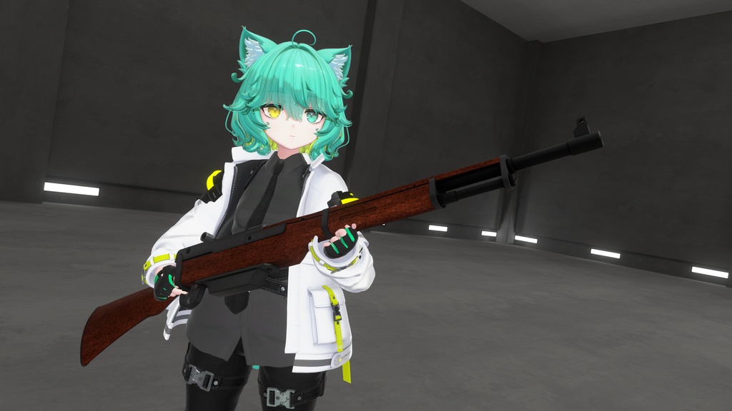 【ギミック付き3Dモデル】Buzzard-バザード-【セミオートマチックライフル】