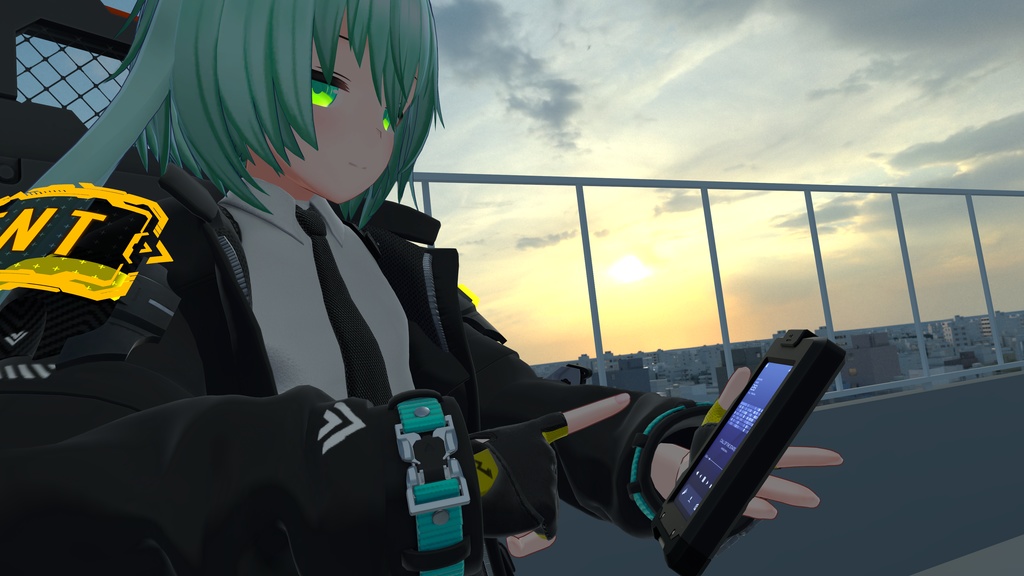 【ギミック付き3Dモデル】Sci-Fi STAFF SET【装飾アイテムセット】