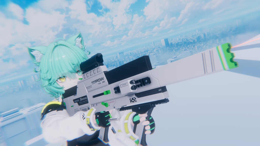 【ギミック付き3Dモデル】355MultiplierPDW-335マルチプライヤー-【大容量PDW】