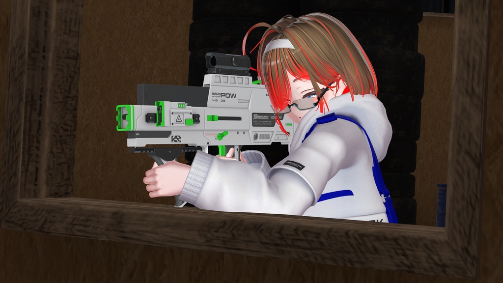 【ギミック付き3Dモデル】355MultiplierPDW-355マルチプライヤー-【大容量PDW】