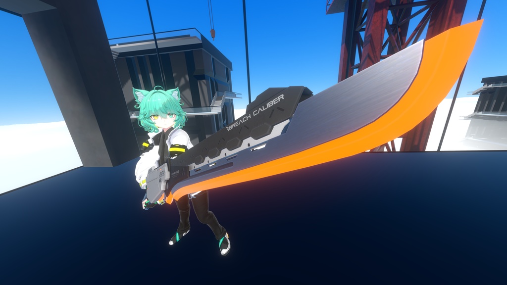 【12/25までセール中】【ギミック付き3Dモデル】BreachCaliber-ブリーチキャリバー-【ヴァリアブルガンブレード】