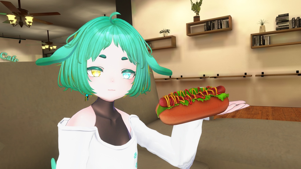 【ギミック付き3Dモデル】SQ Hotdog【ホットドッグ】