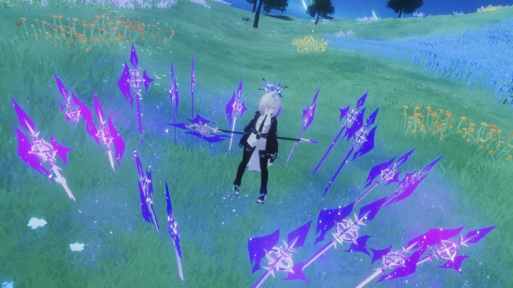 【1/6まで50%OFFセール中】【ギミック付き3Dモデル】StarryKnightsHalbert-星騎士の斧槍-【ハルバード】