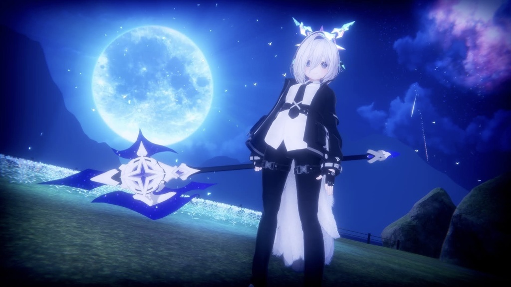 【1/6まで50%OFFセール中】【ギミック付き3Dモデル】StarryKnightsHalbert-星騎士の斧槍-【ハルバード】