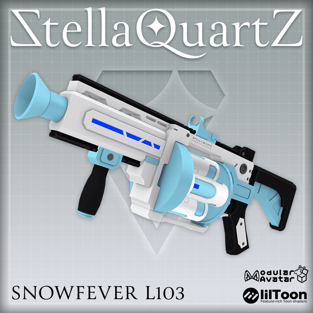 【ギミック付き3Dモデル】SNOWFEVER L103-スノーフィーバー L103-【雪玉キャノン】