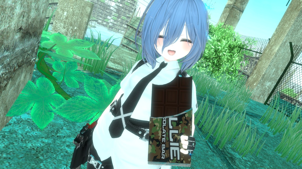 【ギミック付き3Dモデル】GHILLIEChocolateBar-ギリーチョコレートバー-【板チョコ】