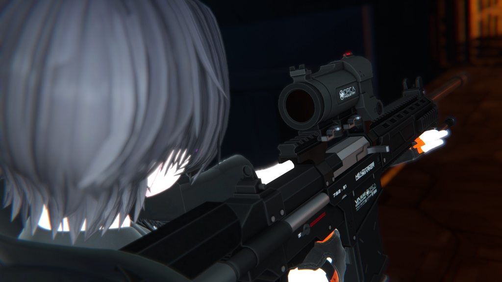 【2/10-2/18 販売開始SALE!】【ギミック付き3Dモデル】HeadMarker-ヘッドマーカー-【バトルライフル】