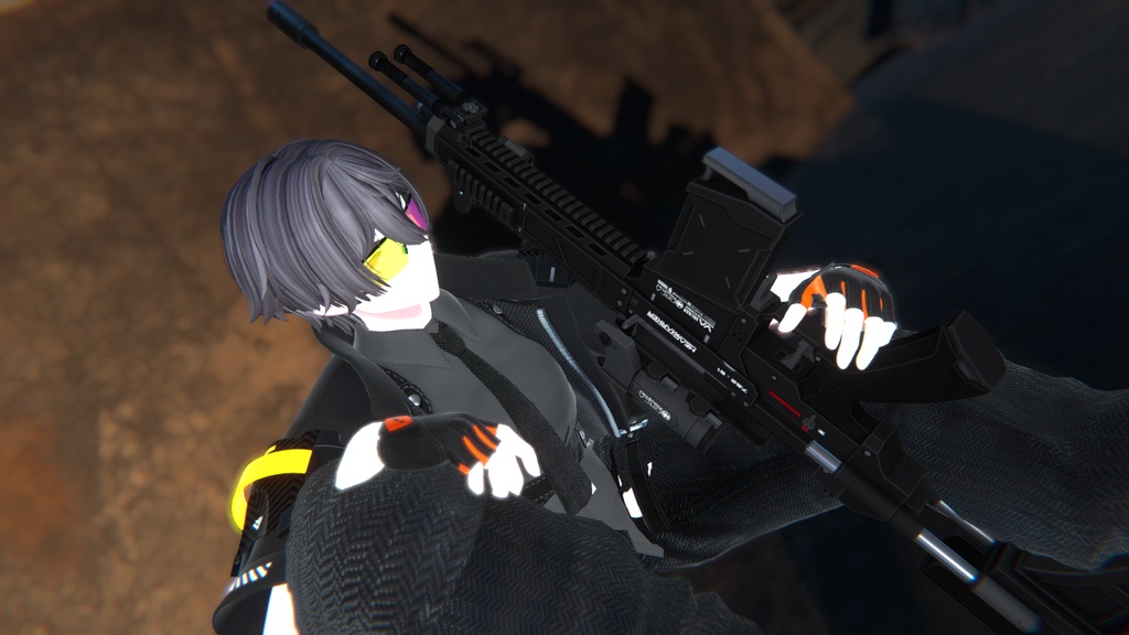 【2/10-2/18 販売開始SALE!】【ギミック付き3Dモデル】HeadMarker-ヘッドマーカー-【バトルライフル】