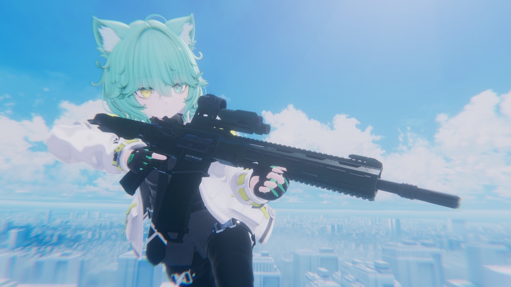 【2/13-2/21 販売開始SALE!】【ギミック付き3Dモデル】ELR-15 EX-CALIBUR-エクスカリバー-【アサルトライフル】