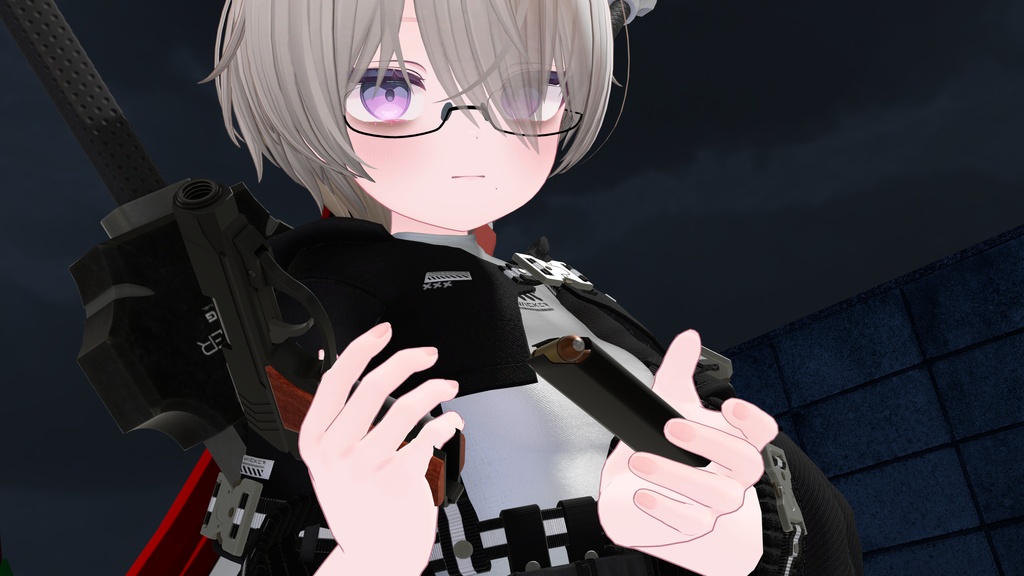 【ギミック付き3Dモデル】Serov-セーロフ-【コンパクトハンドガン】