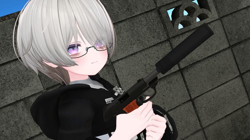 【ギミック付き3Dモデル】Serov-セーロフ-【コンパクトハンドガン】