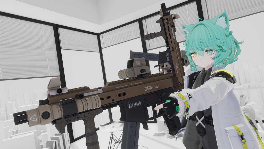 【3/20-3/22まで50%OFFセール中】【ギミック付き3Dモデル】GRIFFITHS-グリフィス-【サブマシンガン】