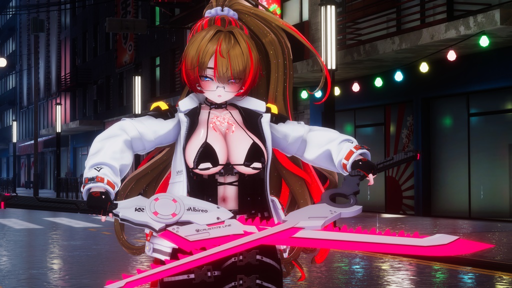 【ギミック付き3Dモデル】Albireo-アルビレオ-【シザーブレード】