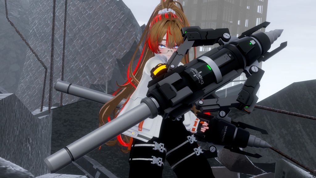 【5/28-5/30まで50%OFFSALE中】【ギミック付き3Dモデル】CrackCrusher-クラッククラッシャー-【パーカッションパイルドライバー】