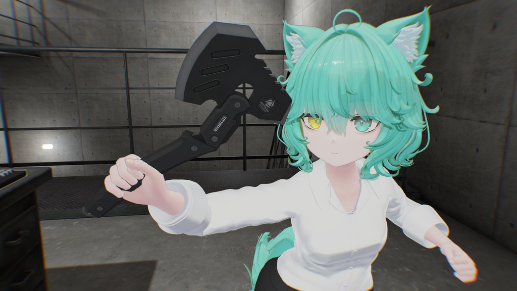 【ギミック付き3Dモデル】Critedge-クリテージ-【ハンドアックス】