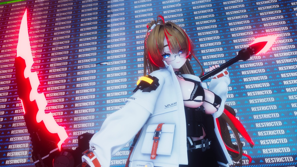 【6/17-6/19まで50%OFFSALE中】【ギミック付き3Dモデル】嵐牙-ランガ-【大鎌】