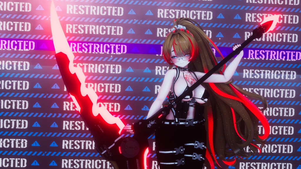 【6/17-6/19まで50%OFFSALE中】【ギミック付き3Dモデル】嵐牙-ランガ-【大鎌】