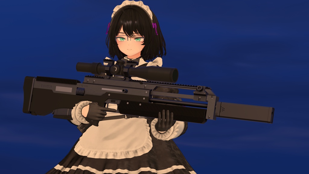 【6/30-7/2まで50%OFFSALE中】【ギミック付き3Dモデル】Geist308-ガイスト308-【セミオートスナイパーライフル】