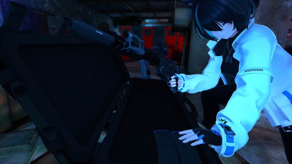 【ギミック付き3Dモデル】WeaponCase01-ウェポンケース01-【キャリングケース】