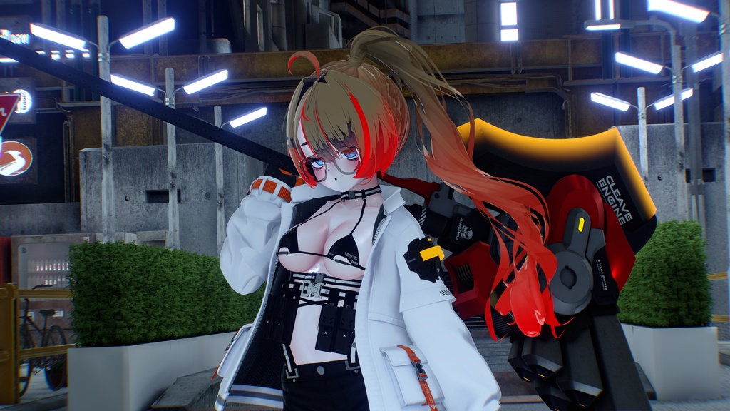 【7/21 15:00-7/23まで50%OFF】【ギミック付き3Dモデル】CleaveEngine-クレイヴエンジン-【パワードメックアックス】