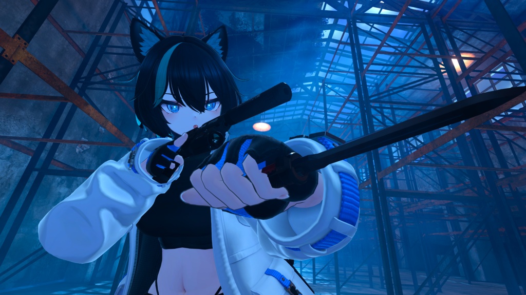 【ギミック付き3Dモデル】Koshka-コシュカ-【バリスティックナイフ】