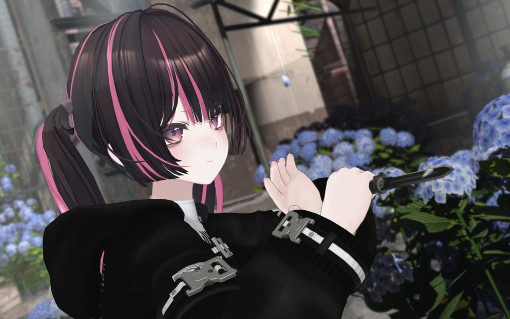 【ギミック付き3Dモデル】Koshka-コシュカ-【バリスティックナイフ】