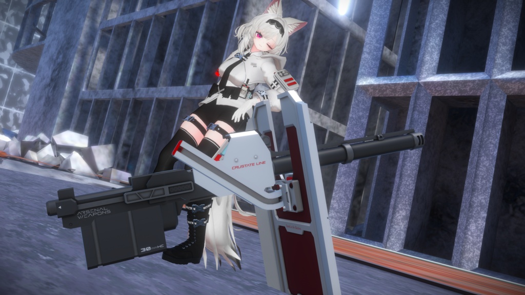 【7/2815:00 -7/30までの期間50%OFF】【ギミック付き3Dモデル】BastionBringer-バスティオンブリンガー-【変形シールドキャノン】