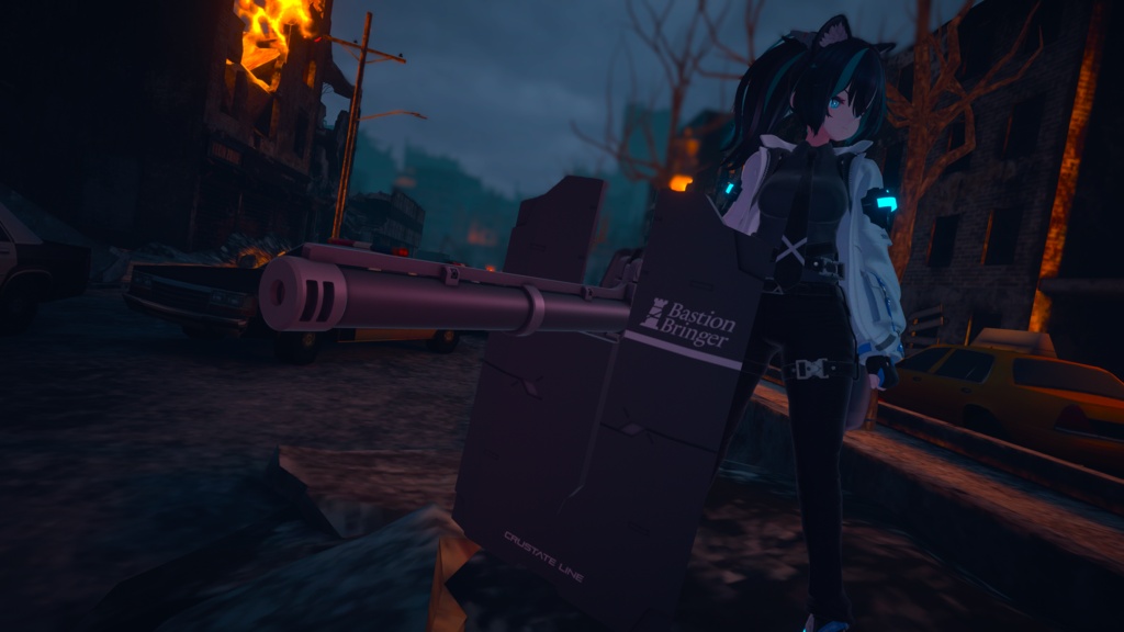 【7/2815:00 -7/30までの期間50%OFF】【ギミック付き3Dモデル】BastionBringer-バスティオンブリンガー-【変形シールドキャノン】