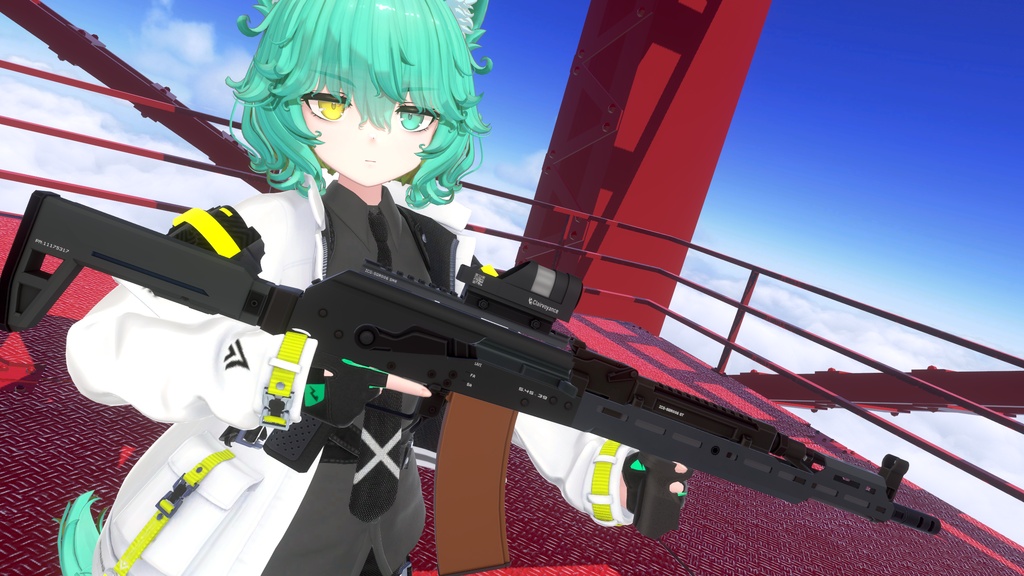 【8/1 15:00-8/3まで50%OFF】【ギミック付き3Dモデル】Liezvie-リエズヴィエ-【アサルトライフル】