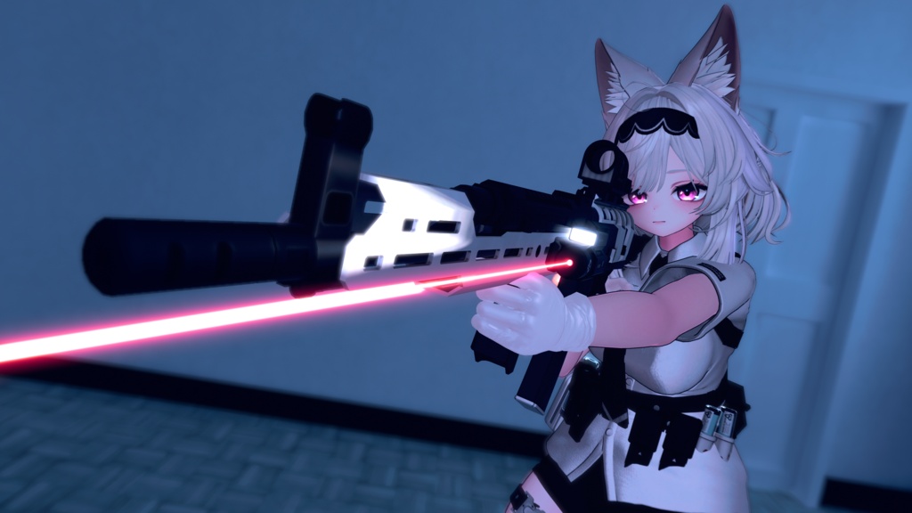 【8/1 15:00-8/3まで50%OFF】【ギミック付き3Dモデル】Liezvie-リエズヴィエ-【アサルトライフル】