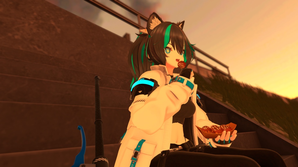 【ギミック付き3Dモデル】SQ Takoyaki【たこやき】