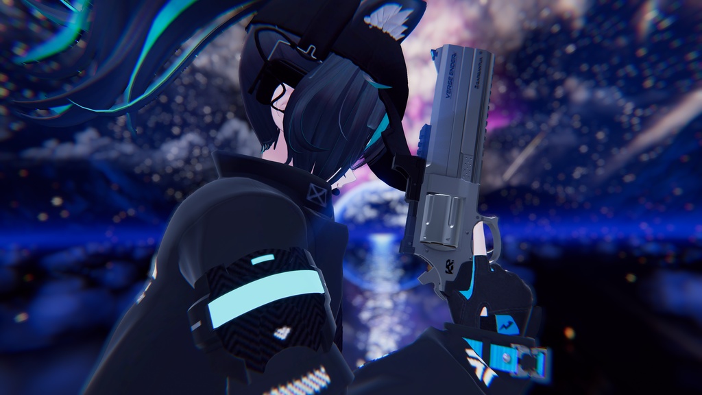 【ギミック付き3Dモデル】VerseEnder-バースエンダー-【大口径リボルバー】