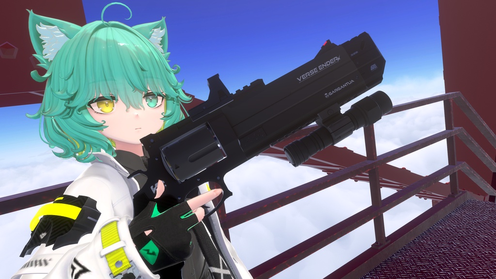 【8/11 15:00-8/21まで50%OFF】【ギミック付き3Dモデル】VerseEnder-バースエンダー-【大口径リボルバー】