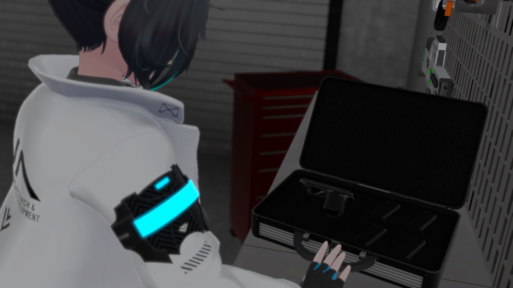 【ギミック付き3Dモデル】WeaponCase02-ウェポンケース02-【ジュラルミンケース】