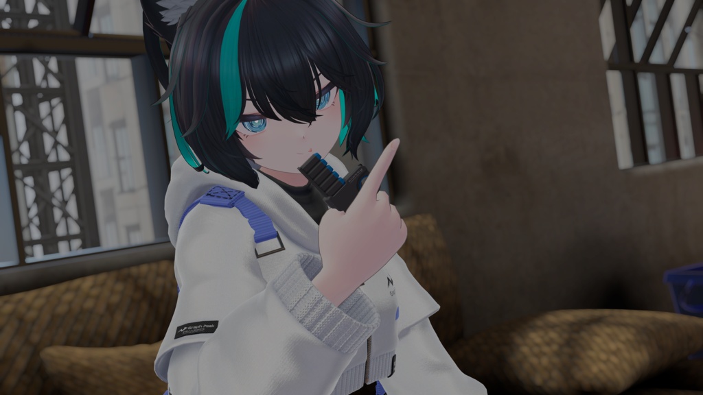 【ギミック付き3Dモデル】Cliptty-クリプティ-【フィジェットトイ】