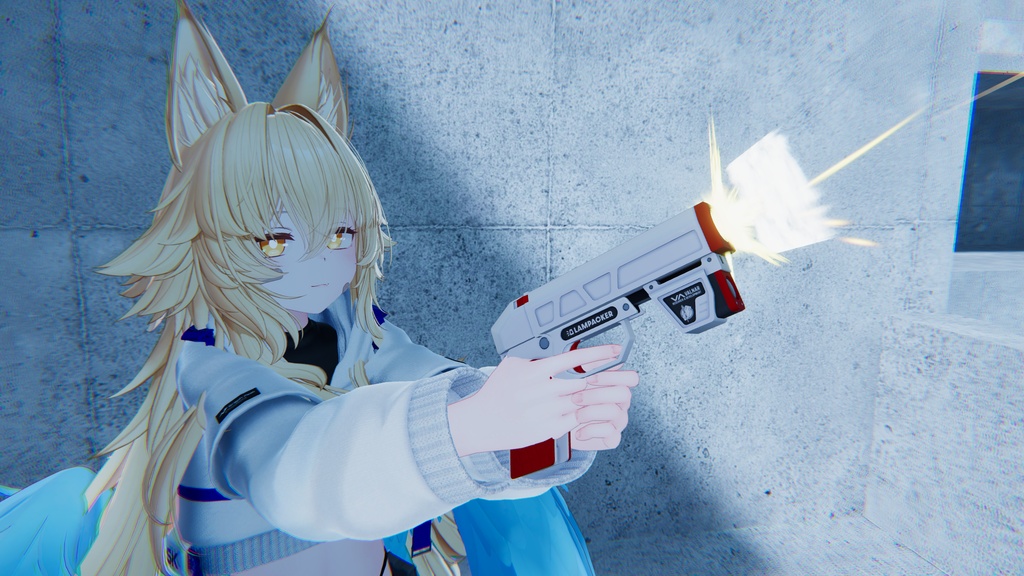 【9/19 15:00-9/23までの期間50%OFF】【ギミック付き3Dモデル】LAMPACKER-ラムパッカー-【フレアピストル】