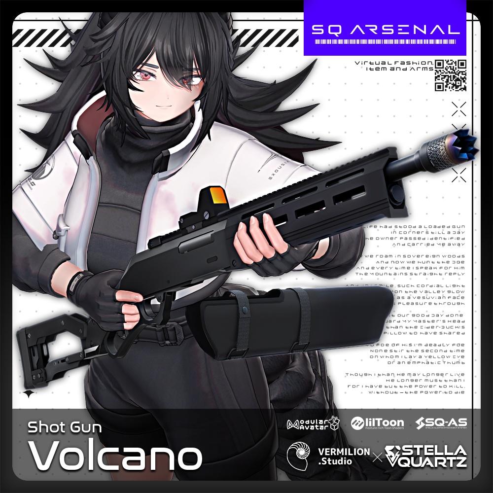 【ギミック付き3Dモデル】VOLCANO-ボルカノ-【レバーアクションショットガン】