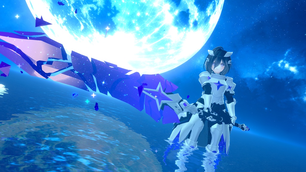 【10/24 15:00-11/03まで50%OFF】【ギミック付き3Dモデル】StarryKnightsSwordSpear-星騎士の剣槍-【剣槍】