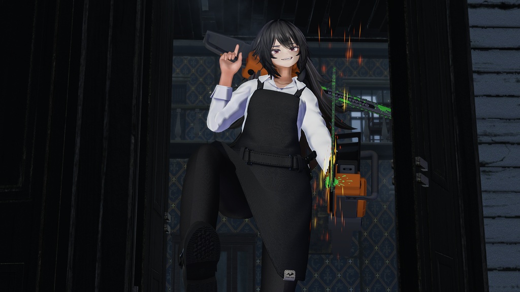 【10/27 15:00 - 11/03まで50%OFFSALE】【ギミック付き3Dモデル】ForestRipper-フォレストリッパー-【エンジンチェーンソー】