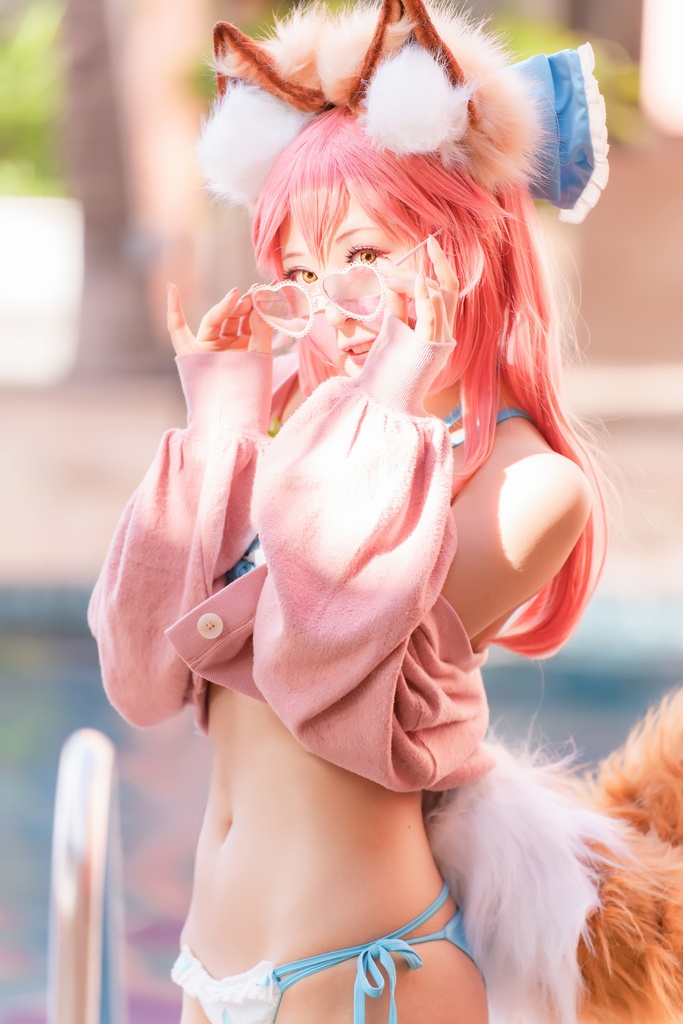 玉藻の前 水着 F/GO コスプレ写真セット