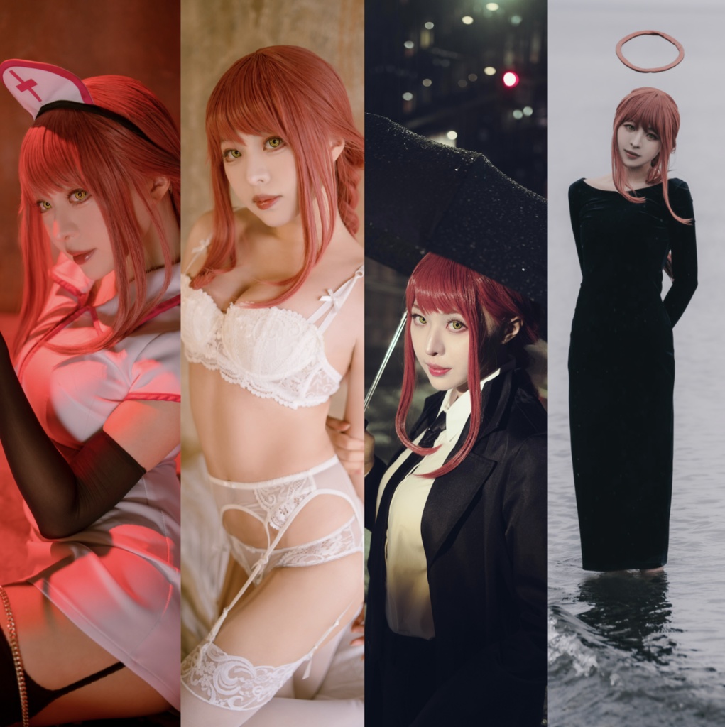 チェンソーマンマキマコスプレ写真セット