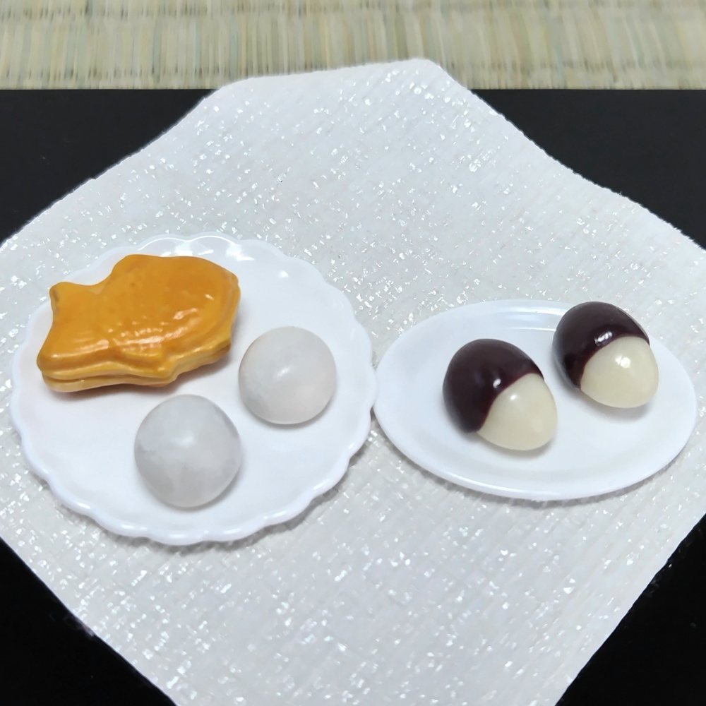 小さな同居人のためのおやつ/たい焼き・大福・お団子セット