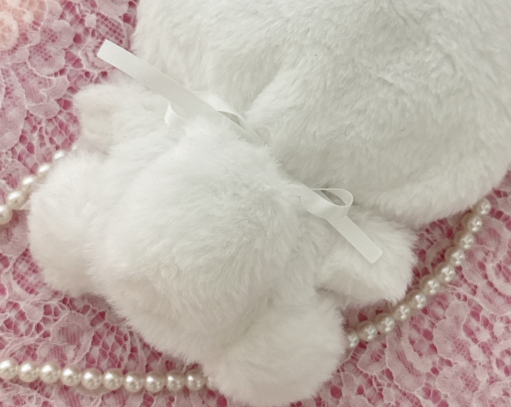 11-12cm 着ぐるみ うさ耳 ぬい服 おすわりぬい服 ハンドメイド